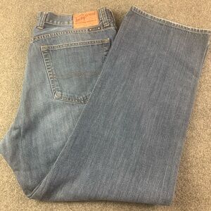 Lucky Brand 181 Relaxed Straight Mens 100% Cotton Jeans Sz 36x30 Blue